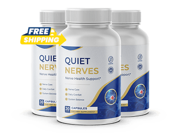 Quiet Nerves® nerve health support — 3 bottle pack